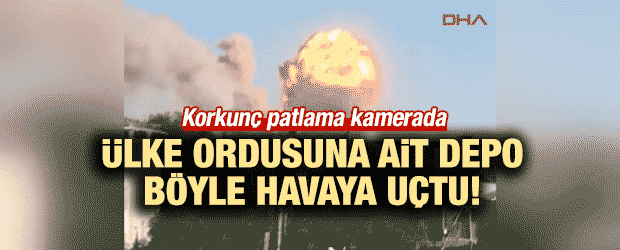 Kazakistan’da orduya ait depoda art arda patlama